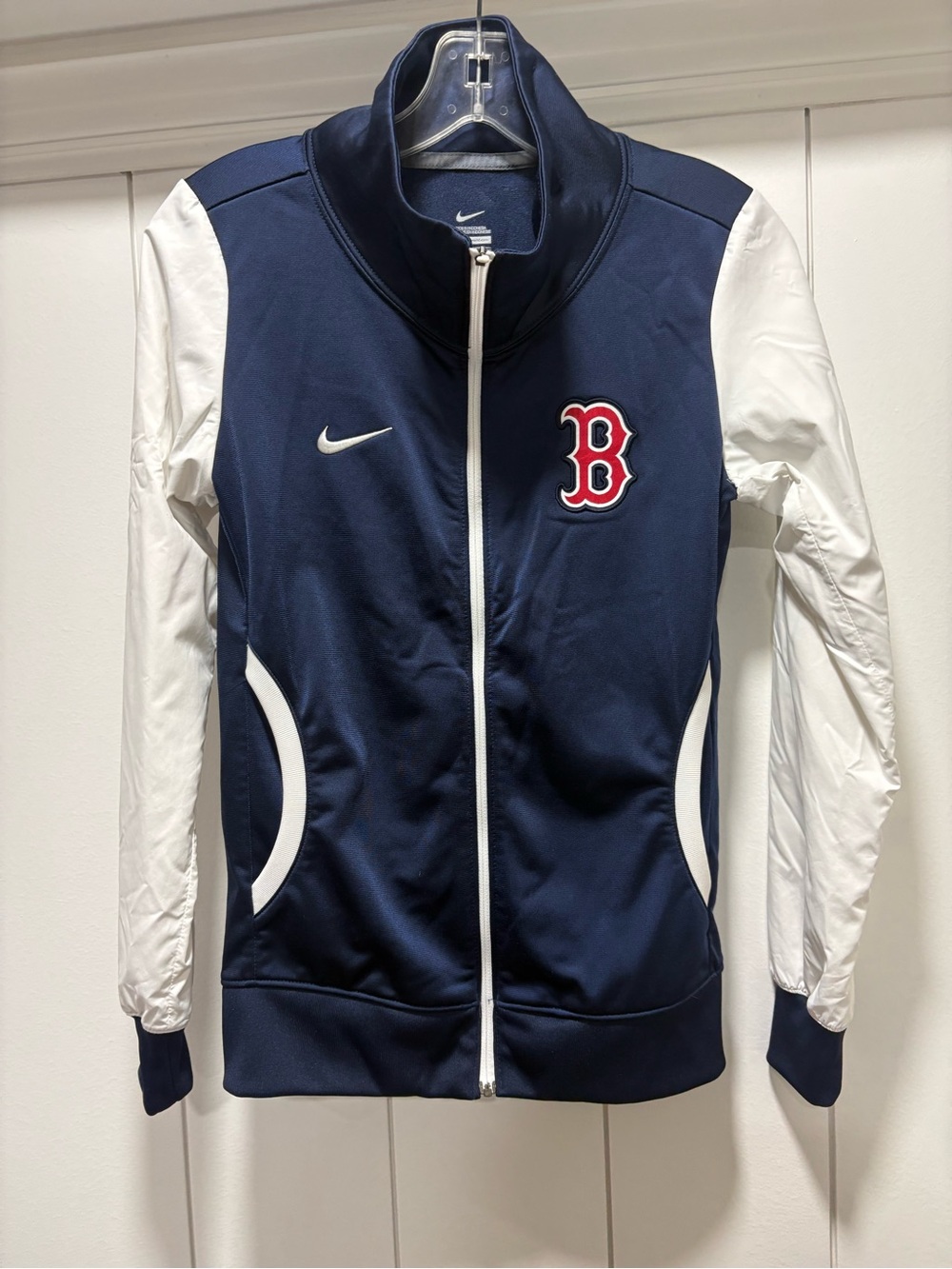 Nike Boston Red Sox Track Jacket Full Zip  MLB  Navy Blue Red BOSTON Size XS